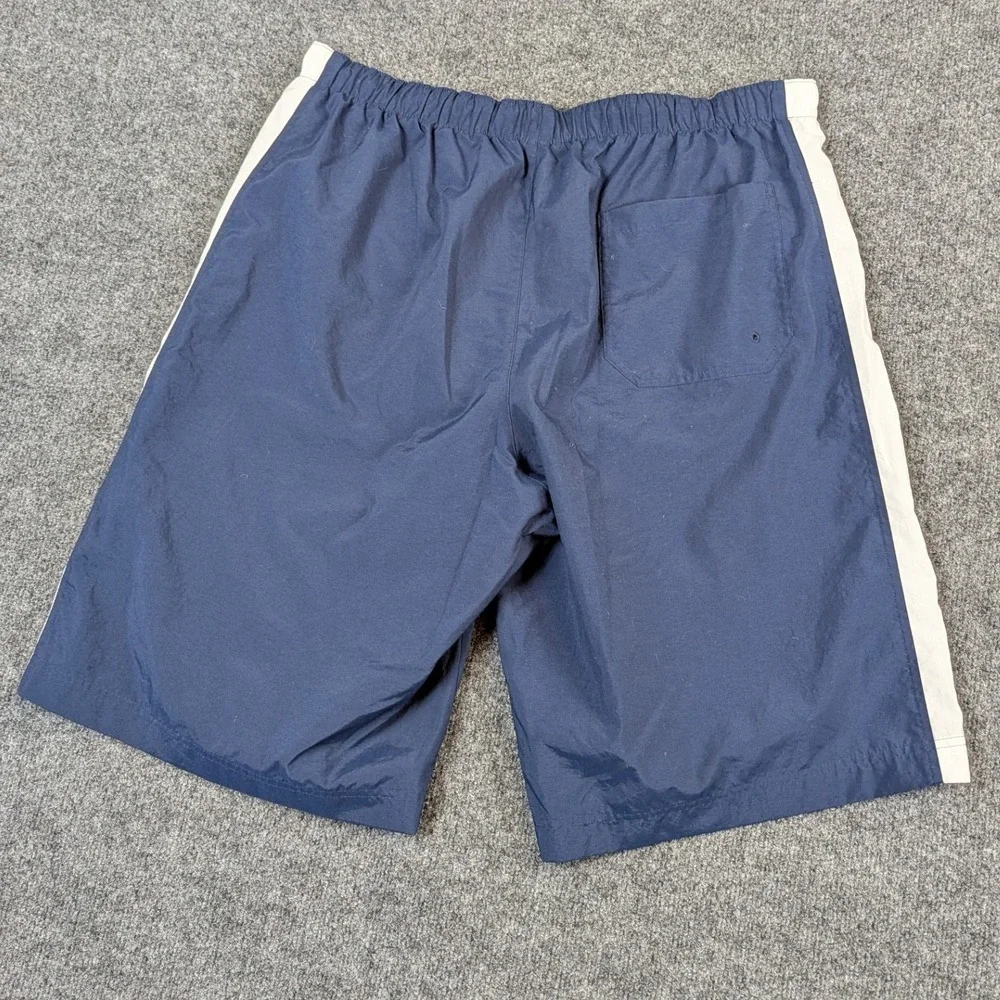 Lot of 2 Vintage Nike Silver Tab Mesh Lined Swim Trunks Y2K Navy Grey XXL